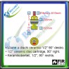 💧 FIR Cora 36 Vitone Miscelatore Lavabo 36.1236.5 💧 (0590401)