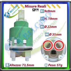 💧 FIR Cartuccia di Ricambio per Miscelatori Ø 35mm 💧 (0590526)
